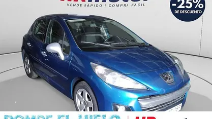 Usado Peugeot 207 Sport 95 CV (69 kW) 2009 Azul Familiar