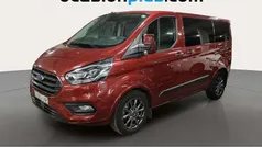 Rojo Usado 2021 Ford Transit Custom Trend Familiar | 25.900 € (Precio justo)