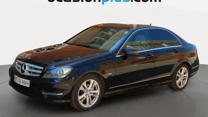 Usado Mercedes C200 136 CV (100 kW) 2014 Negro Berlina