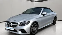 Gris plata Usado 2019 Mercedes C220 Descapotable | 33.999 € (Buen precio)