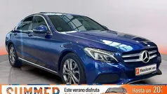 Azul Usado 2018 Mercedes C220 Berlina | 24.490 € (Precio justo)