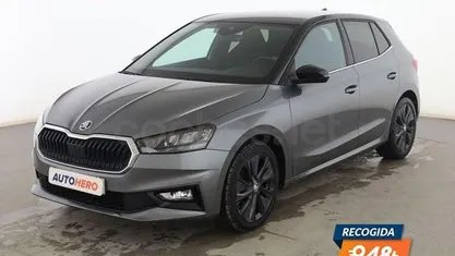 Usado Skoda Fabia Ambition 110 CV (80 kW) 2023 Gris Utilitario