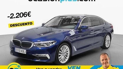 Usado BMW 530e iPerformance 252 CV (185 kW) 2017 Azul Berlina