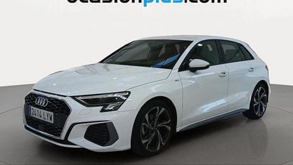 Usado Audi A3 Sportback S-Line 116 CV (85 kW) 2022 Blanco Utilitario