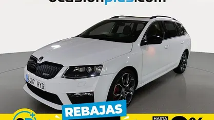 Blanco Usado 2014 Skoda Octavia RS Familiar | 16.450 € (Precio justo)