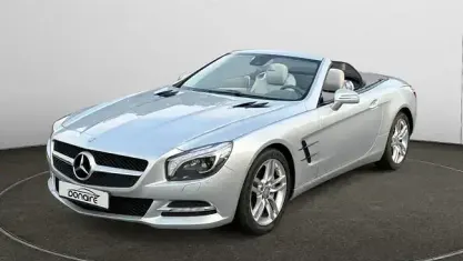 Usado Mercedes SL350 AMG 306 CV (225 kW) 2012 Gris Descapotable