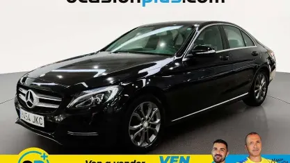 Usado Mercedes C220 170 CV (125 kW) 2015 Negro Berlina