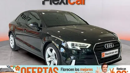Usado Audi A3 116 CV (85 kW) 2018 Negro Berlina