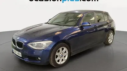 Usado BMW 114 95 CV (69 kW) 2013 Azul Utilitario