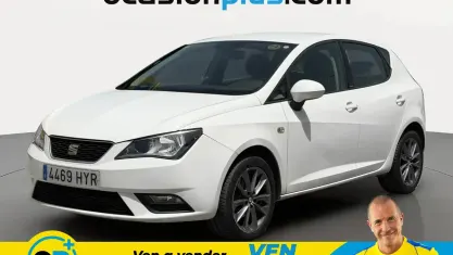 Usado Seat Ibiza I-Tech 90 CV (66 kW) 2014 Blanco Utilitario