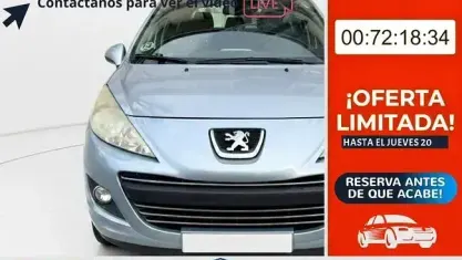 Usado Peugeot 207 92 CV (67 kW) 2010 Azul Utilitario