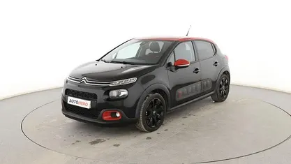 Usado Citroën C3 PureTech 82 CV (60 kW) 2018 Negro Utilitario