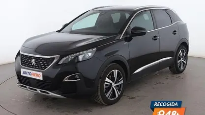 Negro Usado 2019 Peugeot 3008 GT-line SUV | 17.499 € (Precio justo)