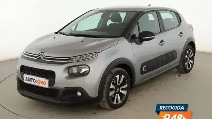 Usado Citroën C3 Feel 110 CV (80 kW) 2019 Gris Utilitario