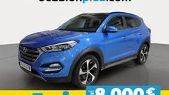 Azul Usado 2017 Hyundai Tucson SUV | 18.590 € (Buen precio)