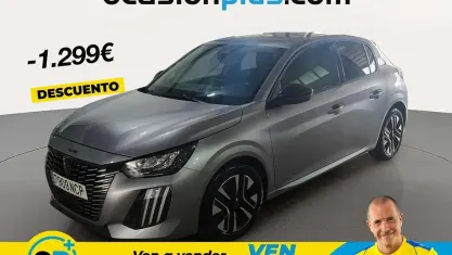 Usado Peugeot 208 Allure 102 CV (75 kW) 2025 Gris Utilitario