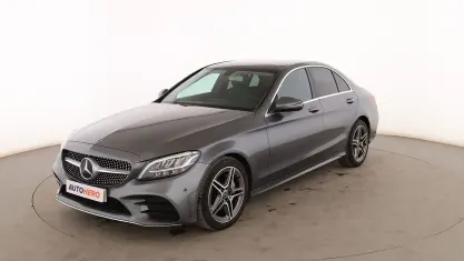 Usado Mercedes C200 AMG line 197 CV (144 kW) 2020 Gris Berlina