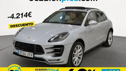 Usado Porsche Macan Turbo 400 CV (294 kW) 2017 Gris plata SUV