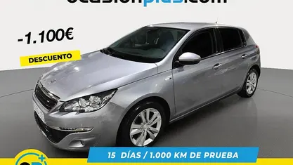 Usado Peugeot 308 Style 120 CV (88 kW) 2017 Gris Utilitario