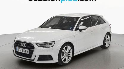 Usado Audi A3 Sportback S-Line 150 CV (110 kW) 2019 Blanco Utilitario