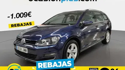 Azul Usado 2016 VW Golf VII Sportline Familiar | 8241 € (Buen precio)