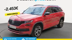 Rojo Usado 2019 Skoda Kodiaq SportLine SUV | 26.990 € (Precio justo)