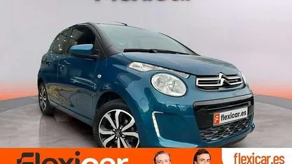 Brugt Citroën C1 Shine 72 HK (52 kW) 2021 Blå Hatchback