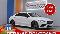Blanco Usado 2022 Mercedes CLA180 AMG line Berlina | 30.900 € (Precio justo)