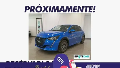 Usado Peugeot e-208 Allure 100 kW (136 CV) 2022 Azul Utilitario