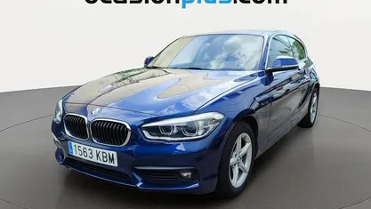 Usado BMW 118 150 CV (110 kW) 2017 Azul Utilitario