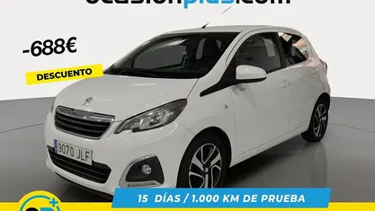 Blanco Usado 2016 Peugeot 108 Allure Utilitario | 8612 € (Precio justo)