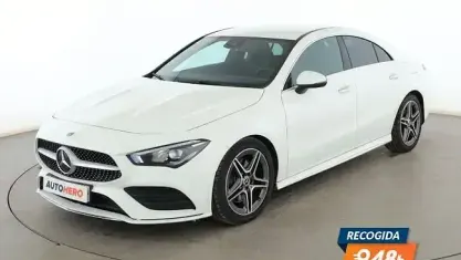 Usado Mercedes CLA200 AMG line 150 CV (110 kW) 2019 Blanco Coupe