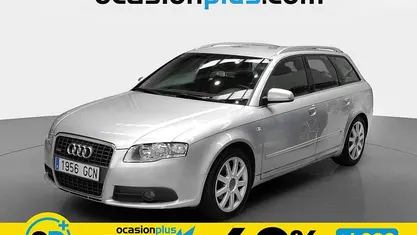 Usado Audi A4 S-Line 140 CV (102 kW) 2008 Gris plata Familiar