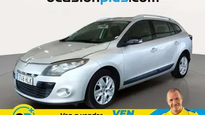 Usado Renault Mégane GrandTour 110 CV (80 kW) 2012 Gris Familiar