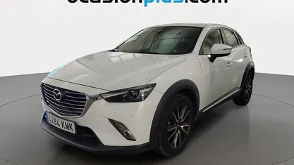 Käytetty Mazda CX-3 Luxury 105 HP (77 kW) 2018 Valkoinen Katumaasturi