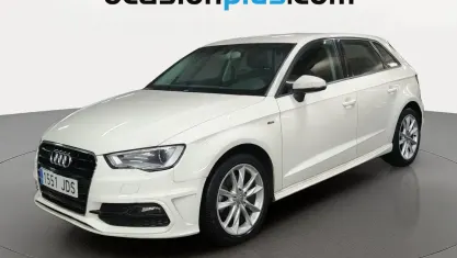 Usado Audi A3 Sportback S-Line 110 CV (80 kW) 2015 Blanco Utilitario