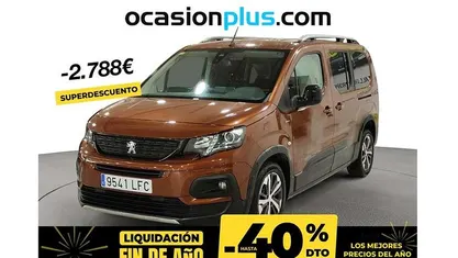 Marrón Usado 2020 Peugeot Rifter GT-line Monovolumen | 16.712 € (Buen precio)