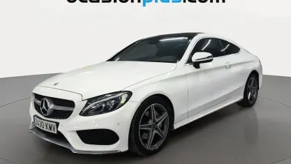 Usado Mercedes C220 AMG 170 CV (125 kW) 2018 Blanco Coupe
