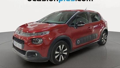 Usado Citroën C3 Feel 110 CV (80 kW) 2019 Rojo Utilitario