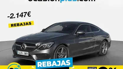 Usado Mercedes C220 AMG 170 CV (125 kW) 2016 Gris Coupe