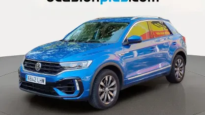 Usado VW T-Roc Sport 150 CV (110 kW) 2020 Azul SUV