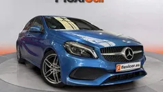 Azul Usado 2016 Mercedes A180 AMG line Berlina | 16.390 € (Precio justo)
