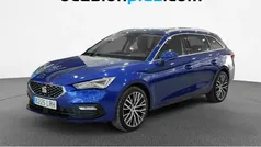 Azul Usado 2021 Seat Leon ST XCELLENCE Familiar | 16.355 € (Buen precio)