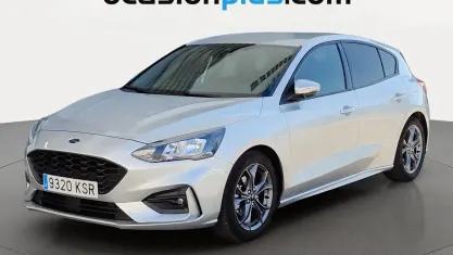 Usado Ford Focus ST-Line 125 CV (91 kW) 2018 Gris plata Utilitario