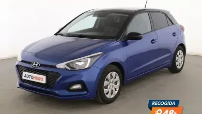 Usado Hyundai i20 75 CV (55 kW) 2018 Azul Berlina