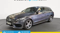 Gris / plata Usado 2016 Mercedes C220 AMG line Familiar | 21.350 € (Precio justo)