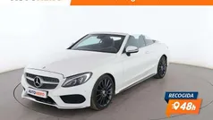 Blanco Usado 2016 Mercedes C220 AMG line Descapotable | 27.599 € (Precio justo)