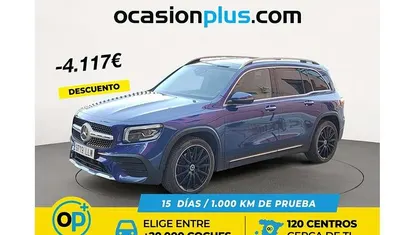 Azul Usado 2020 Mercedes GLB220 AMG SUV | 33.173 € (Precio justo)