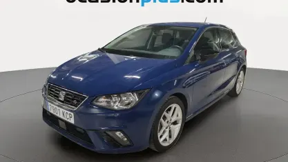 Usado Seat Ibiza FR 116 CV (85 kW) 2017 Azul Utilitario