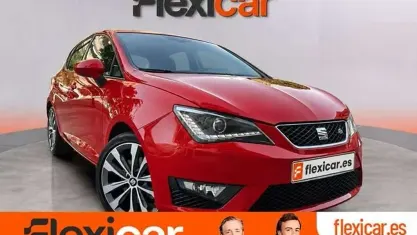 Usado Seat Ibiza CONNECT 110 CV (80 kW) 2017 Rojo Berlina